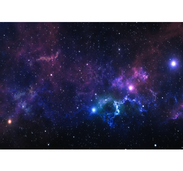 Univerzum ezer csillag tér falfestmény tapéta - TenStickers