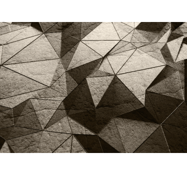 Geometriai beton panelek 3d falfestmény tapéta - TenStickers