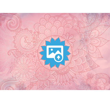 Rózsaszín mandala zen fotó háttérkép - TenStickers