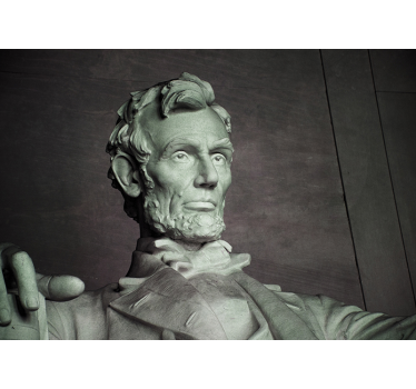 Abraham lincoln szobor művészet falfestmény - TenStickers