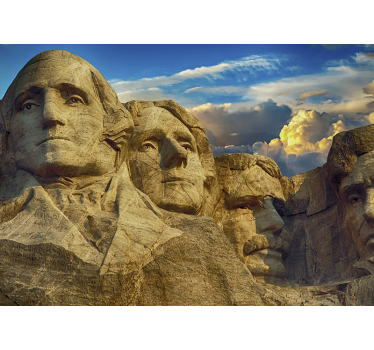 Városi falfestmény rushmore-emlékekkel - TenStickers