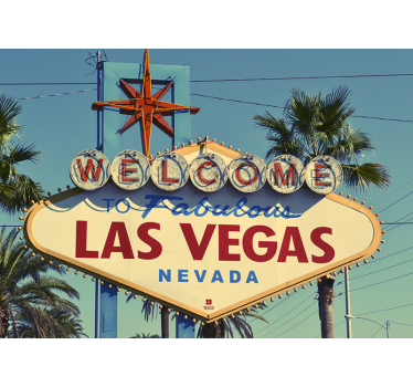 Üdvözöljük a las vegas lounge falfestményein - TenStickers