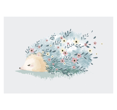 Porcupine art hálószoba falfestmények - TenStickers