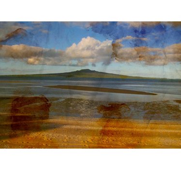 Rangitoto - új-zélandi falfestmény - TenStickers