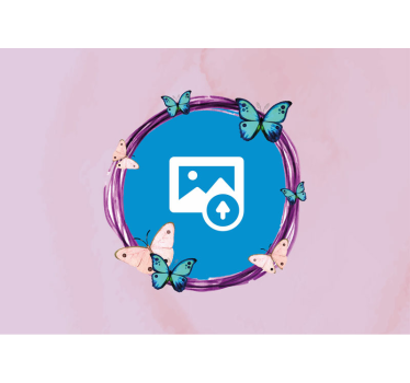 Színes pillangók fotó egyedi falfestmények - TenStickers