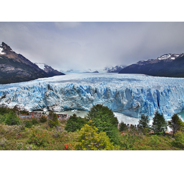 Glaciális tájkép Táj fototapéta - TenStickers