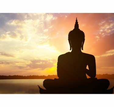 Buddha ábra ég háttér buddha falfestmény - TenStickers