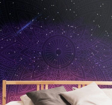 Bonyolult mandala motívumok falfestmények - TenStickers