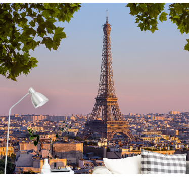 Eiffel-torony párizsi falfestmény - TenStickers