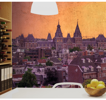 Falfestmények Ámsterdam építészeti szépsége - TenStickers