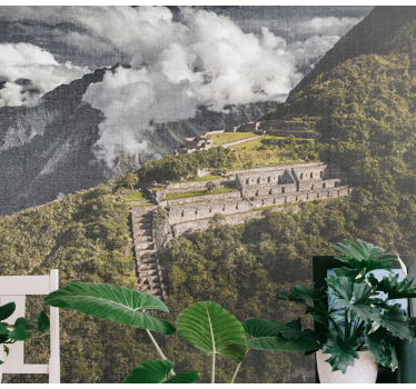Fenséges romok kilátása Táj fototapéta - TenStickers