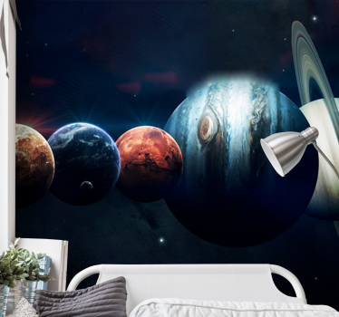 Galaxis csillagokkal tér falfestmény háttérkép - TenStickers