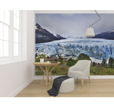 Glaciális tájkép Táj fototapéta - TenStickers