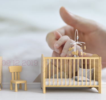 Gyengéd kéz kapcsolat gyermek hálószoba falfestmények - TenStickers