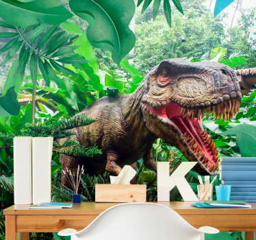 Gyerekek fototapéta dinoszaurusz t-rex - TenStickers
