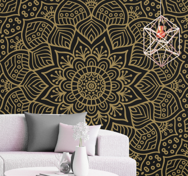 Indiai stílusú mandala falfestmények - TenStickers