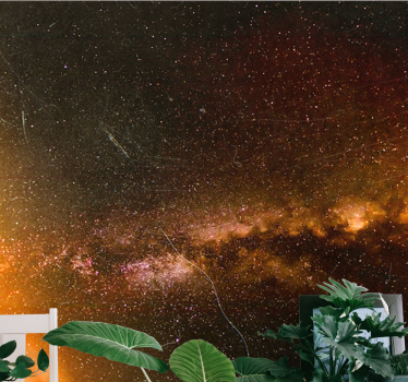 Kozmikus galaxis fényesség tér falfestmény - TenStickers