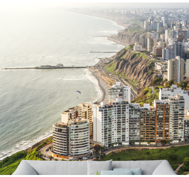 Lima falfestményre néz - TenStickers