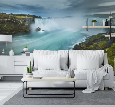 Niagara vízesés táj falfestmény - TenStickers