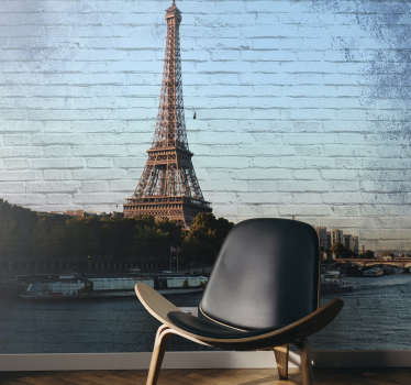 Párizsi falfestmények eiffel-torony nézőpontból - TenStickers