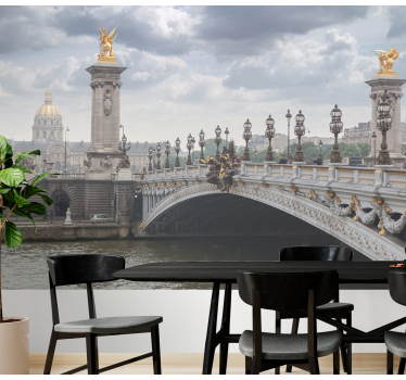 Pont alexandre iii kilátás Városi falfestmény - TenStickers