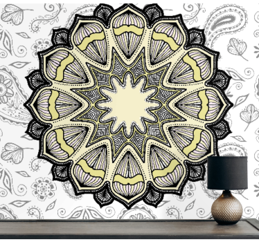 Részletes mandala minták - mandala falfestmények - TenStickers