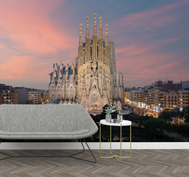 Sagrada familia barcelona fotófestmény - TenStickers