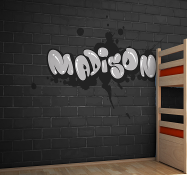 Személyre szabott graffiti egyedi fototapéta - TenStickers