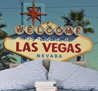 Üdvözöljük a las vegas lounge falfestményein - TenStickers