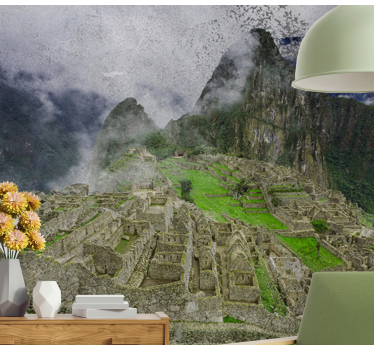 Városi falfestmény machu picchu romokkal - TenStickers