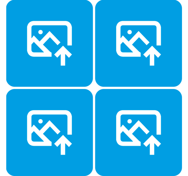 Személyre szabott családi fotóalátét - TenStickers