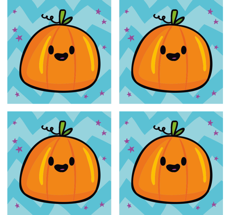 Tök halloween ital alátét - TenStickers