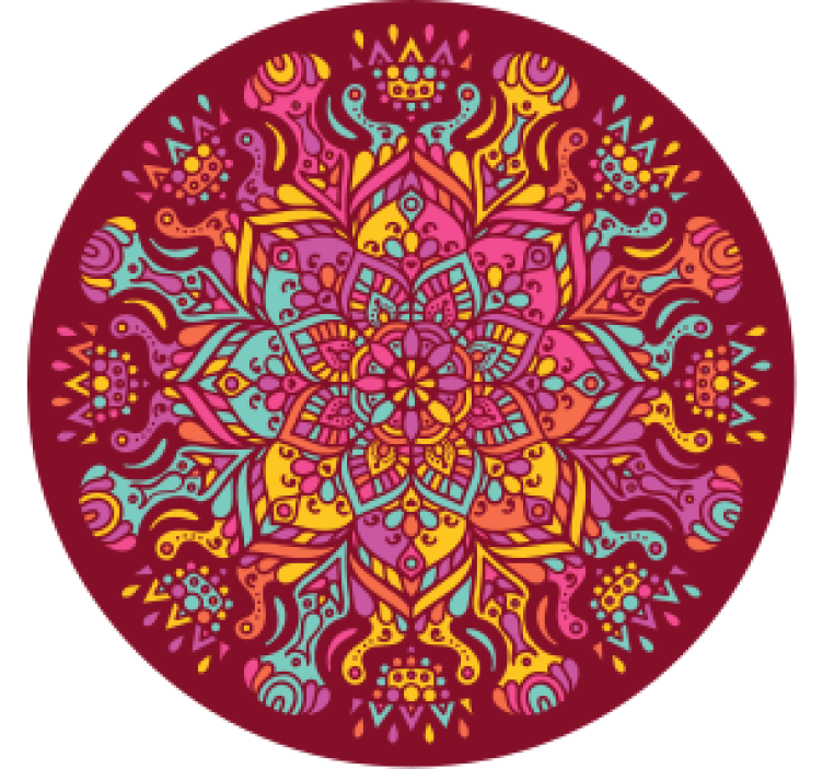 Mandala több poháralátétet - TenStickers