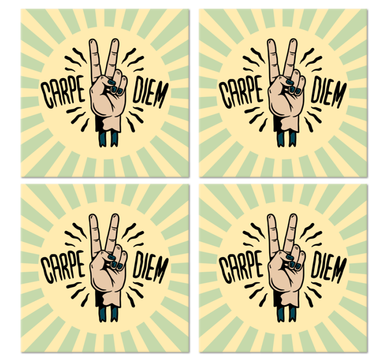 Hűvös retro motivációs geek alátétek - TenStickers