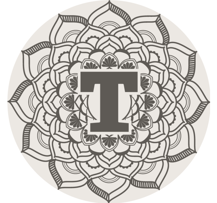 Kezdeti mandala személyre szabott poháralátétek - TenStickers