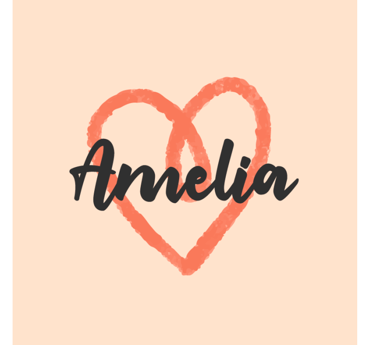 Szívformájú testreszabható poháralátétek - TenStickers