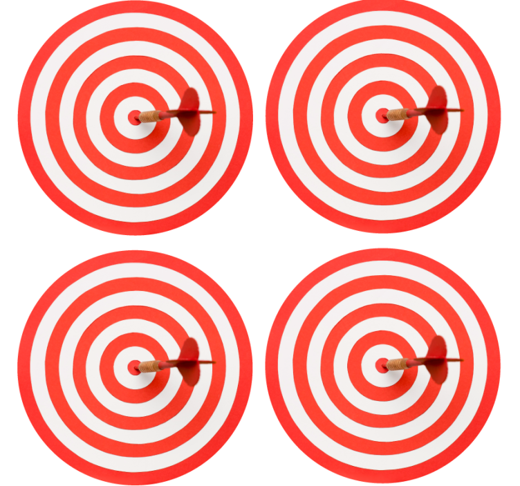 Cél fedélzet geek alátétek - TenStickers