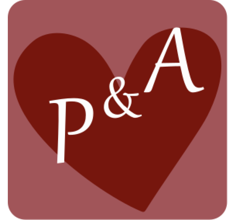 Személyre szabott szív motívum poháralátétek esküvő - TenStickers