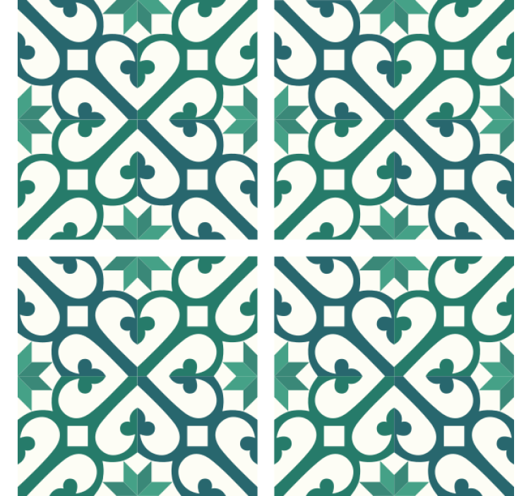 Esmeralda hangok csempe alátétek - TenStickers