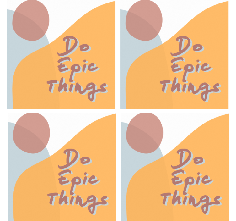 Inspiráló Üzenet dizájn poháralátétek idézetek - TenStickers