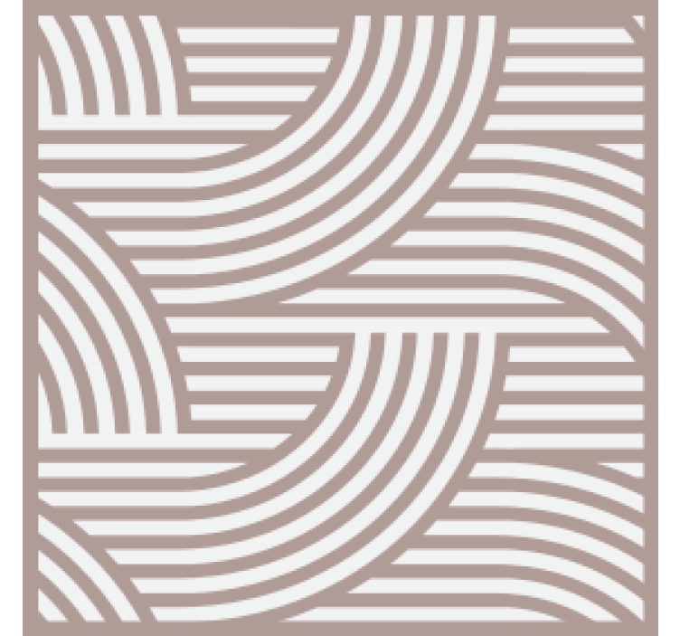 Rétegezett vonalmintás poháralátétek - TenStickers