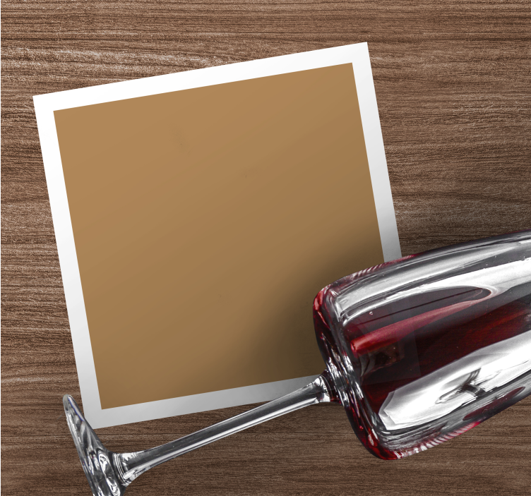 Alma fahéj színű modern alátét - TenStickers