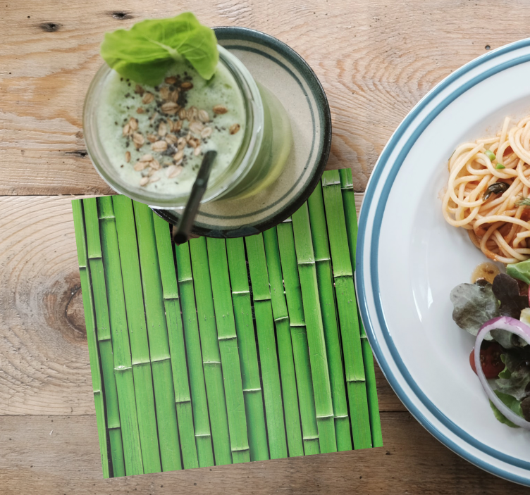 Bambusz fal textúra hatás alátét - TenStickers