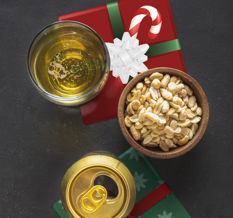 Díszdobozok csomag ital alátét - TenStickers