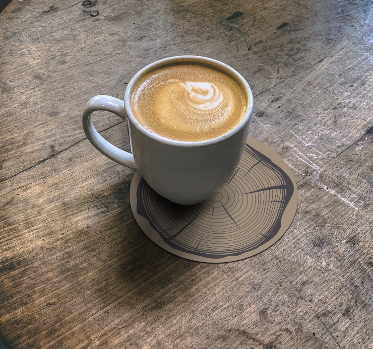 Fa törzse vintage alátét - TenStickers