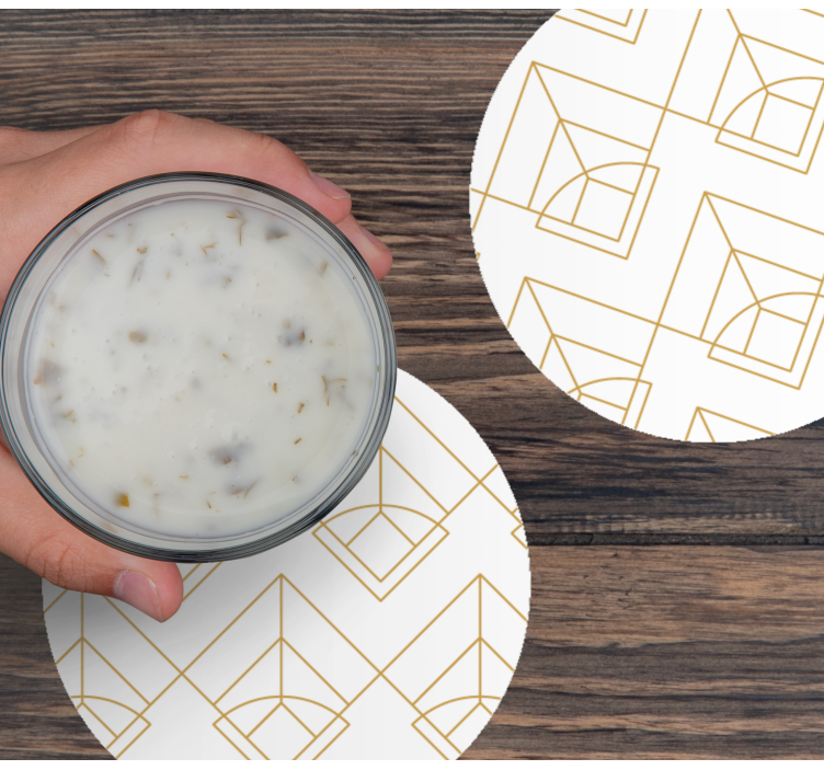 Geometriai vonalak modern alátét - TenStickers