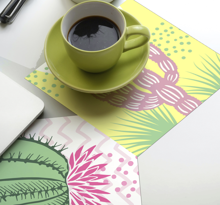 Kaktusz fajta modern alátét - TenStickers