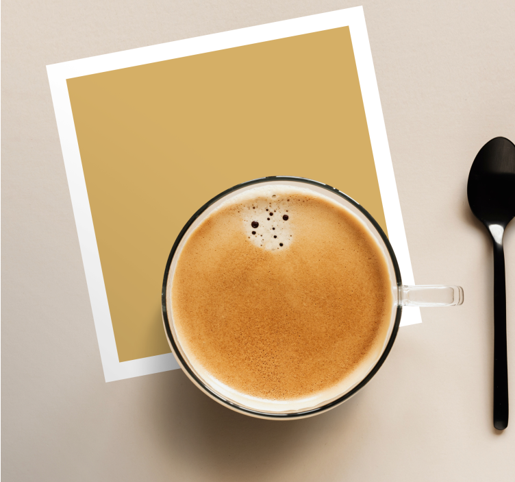 Okker színű modern alátét - TenStickers