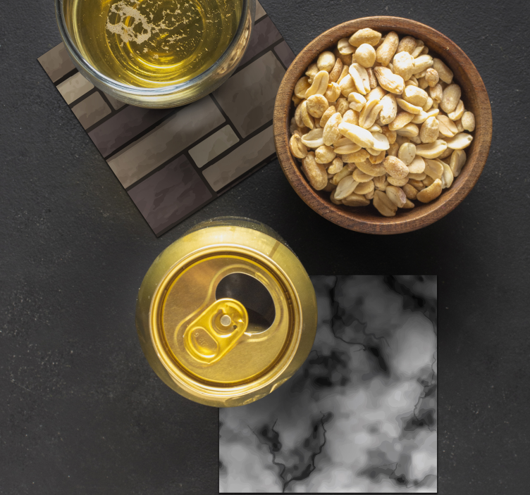 Reális textúrák ital alátét - TenStickers