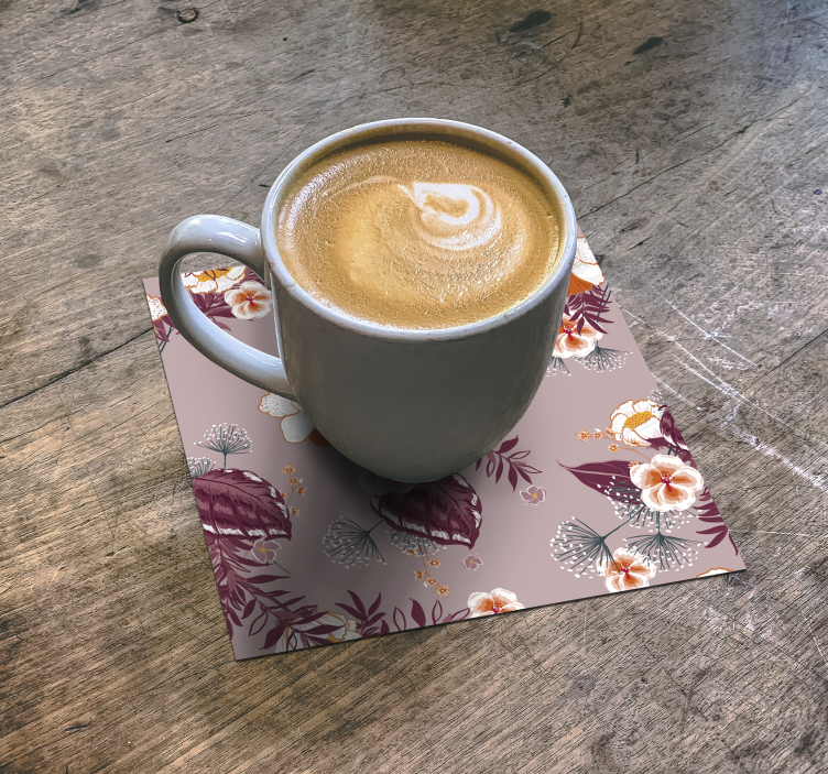 Színes virágos nyomtatott alátét - TenStickers